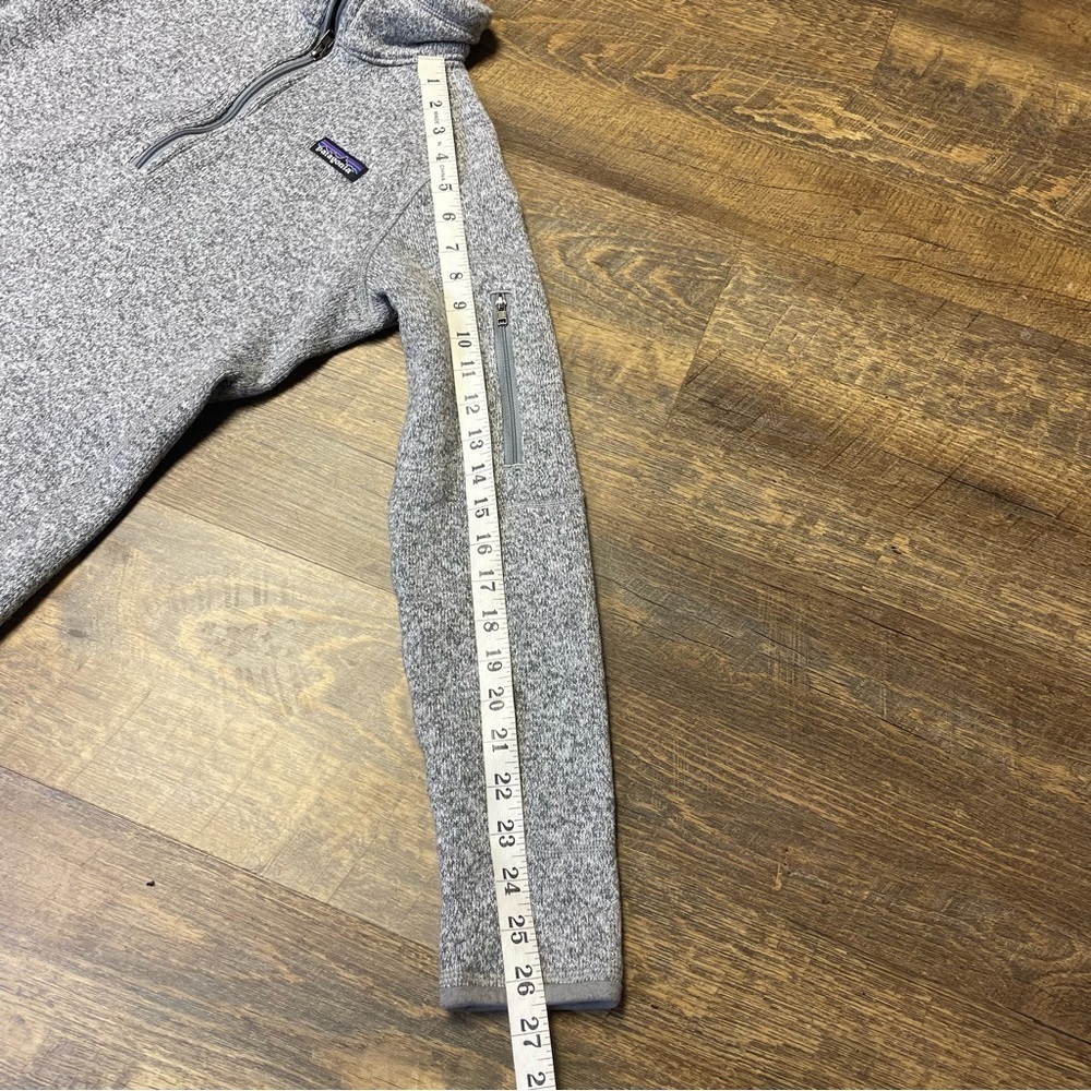 Patagonia Better Sweater Fleece 1/4 Zip Pullover Women's Small Gray Jacket Top - Picture 7 of 10